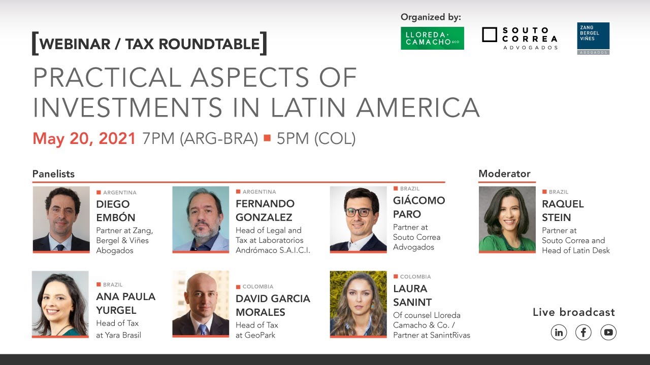Tax Roundtable – Practical Aspects of Investments in Latin America